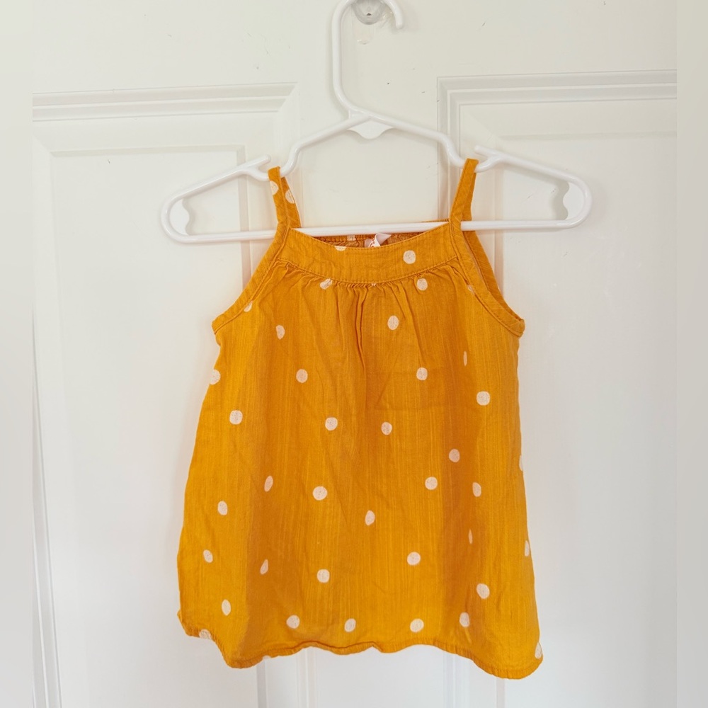 Jumping Beans Mango Colored Baby Tank Top - Size 18 months
